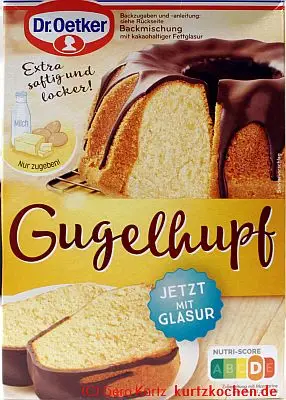 Backmischung Gugelhupf von Dr. Oetker