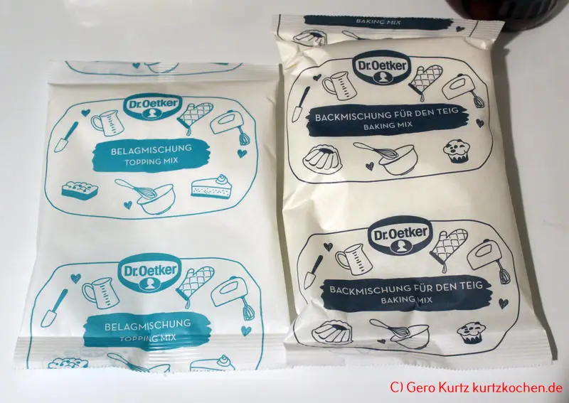Streuselkuchen mit Pudding-Creme von Dr. Oetker- Mischung für Teig und Creme