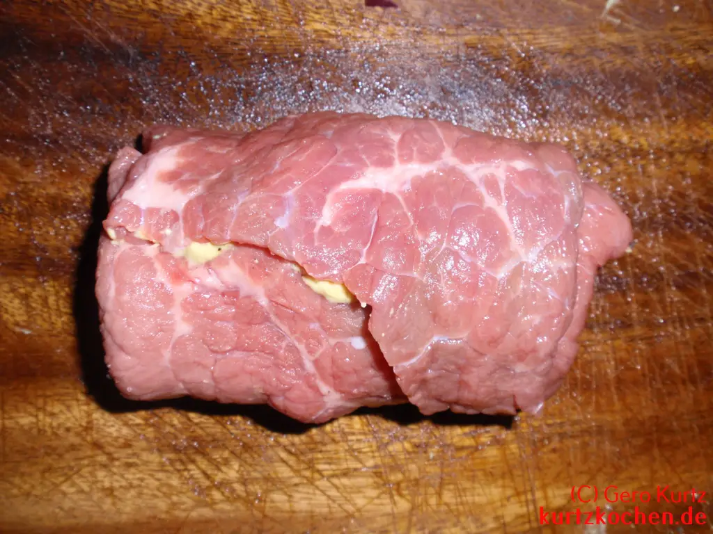 Rezept für Rinder Rouladen - gerollte Roulade
