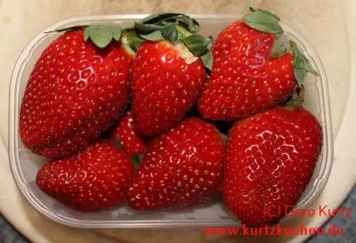 Erdbeeren für eine Erdbeermarmelade