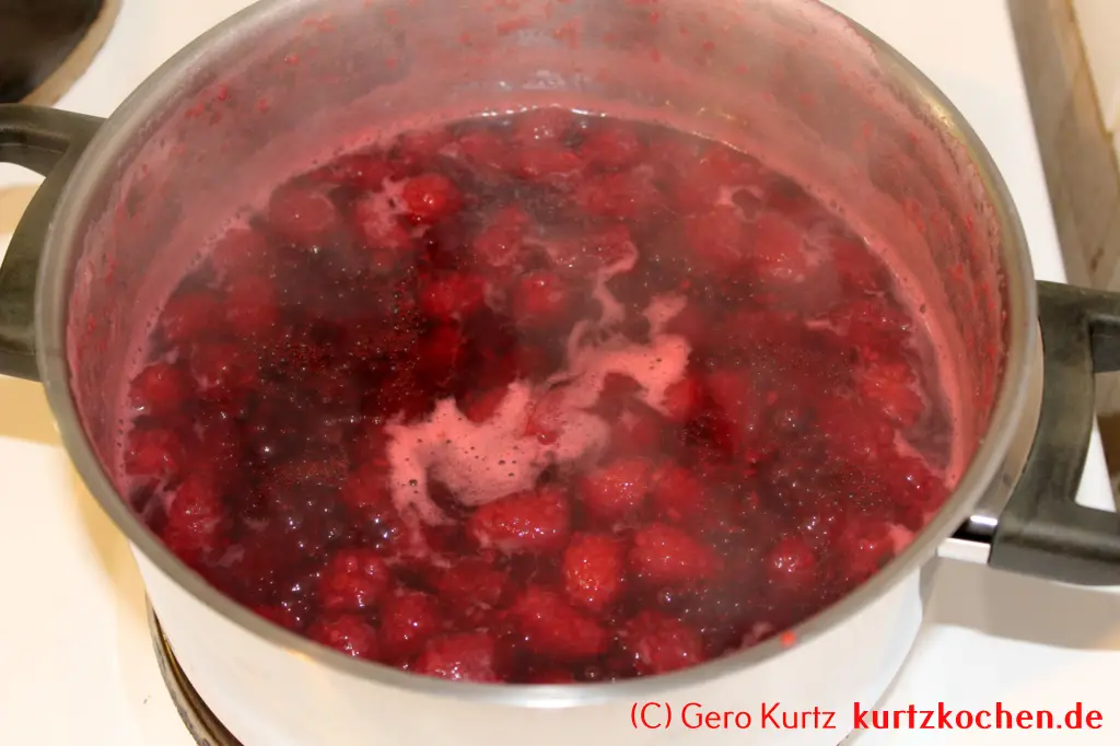 Taybeeren Tayberry Marmelade Gelee - verkochte Beeren