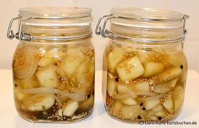 Rezept für Senfgurken nach Urgroßmutters Art
