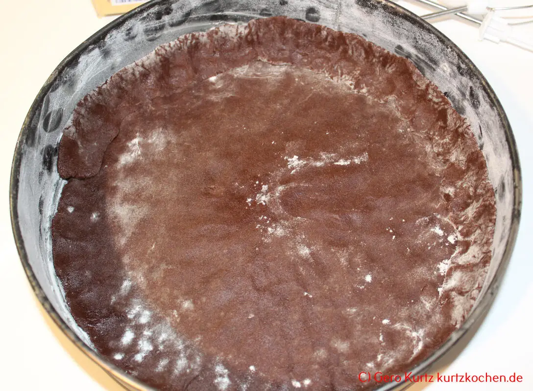 Russischer Zupfkuchen Dr Oetker - Rand andrücken