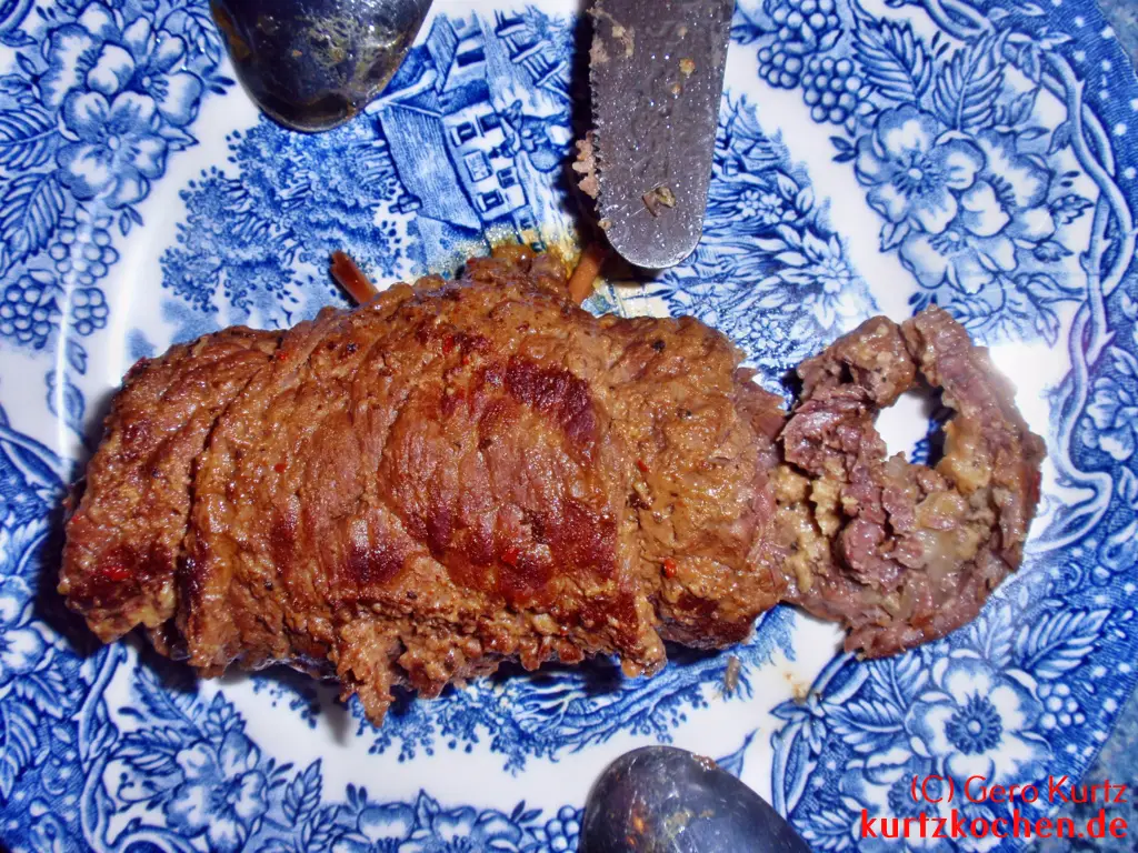 Rezept Rouladen 41 - angeschnittene Roulade