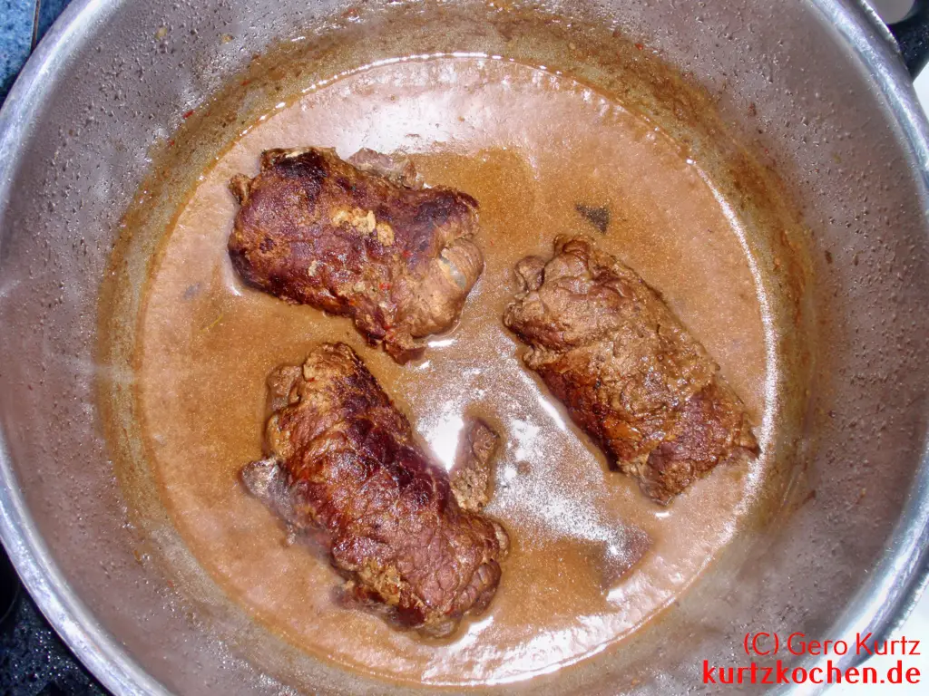 Rezept Rouladen 43 - Rouladen mit Soße