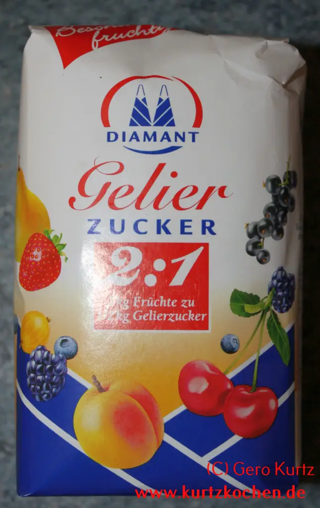 Butterblumenmarmelade Gelierzucker