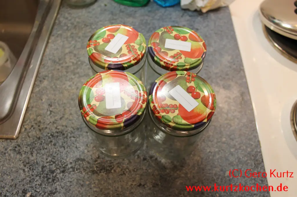 Erdbeermarmelade Twist Off Gläser