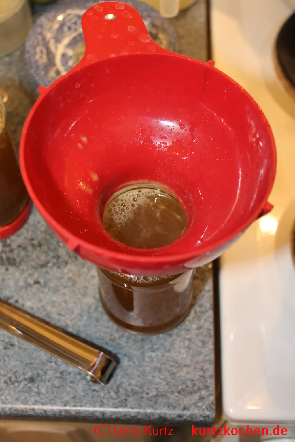 Grundrezept Marmelade - Marmeladentrichter