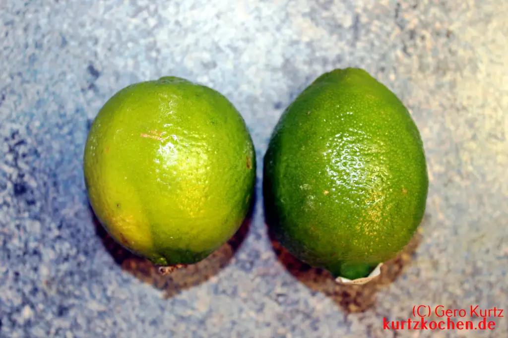 Quittengelee 15 - zwei Limetten