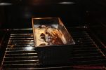 Backmischung Marmor Kuchen von Kathi - Kuchenteig in der Kastenform im Backofen