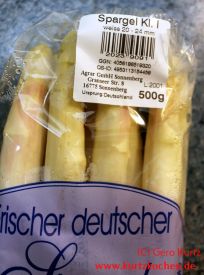 Spargel aus dem Supermarkt
