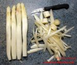 geschälter Spargel