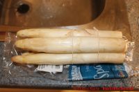 Nicht mehr ganz frischer Spargel