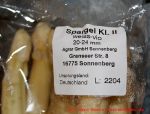 krummer Spargel Etikett Klasse 2