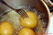 Quark mit Pellkartoffeln - Pellkartoffeln Gabeltest