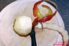 geschälter Apfel