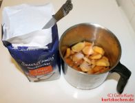 Zucker und Kochtopf