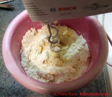 Butterspritzgebäck - Teig mit Mixer