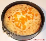 Thüringer Schmandkuchen - fertig gebackener Schmandkuchen