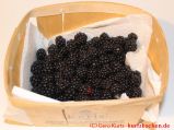 Brombeergelee, Brombeermarmelade - Körbchen mit Brombeeren