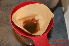 Butterblumenmarmelade Kaffeefilter
