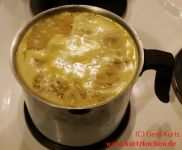 Butterblumenmarmelade stark kochender Sud