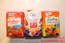Erdbeermarmelade - verschiedene Gelierzucker
