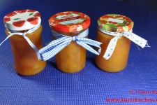 Mirabellenmarmelade 11 Mirabellenmarmelade mit Schleifen
