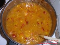 Mirabellenmarmelade 33 aufkochen im Topf