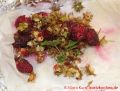 Taybeeren Tayberry Marmelade Gelee - Reste nach dem Verputzen